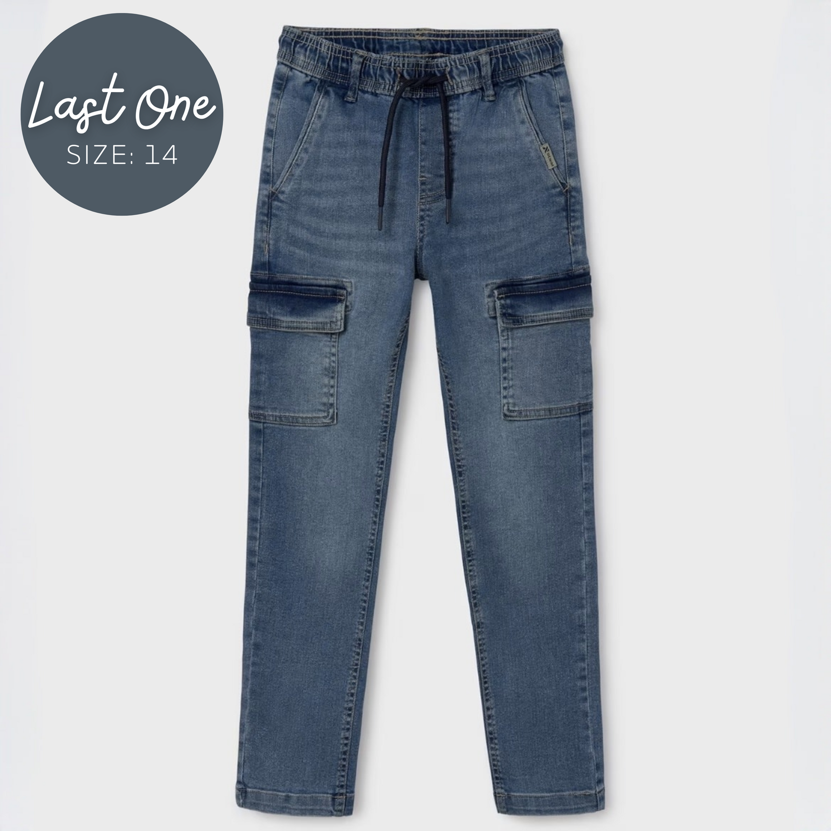 Mayoral Mayoral - Denim Cargo Pants