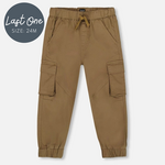 Deux Par Deux Deux Par Deux - Stretch Twill Joggers With Cargo Pockets