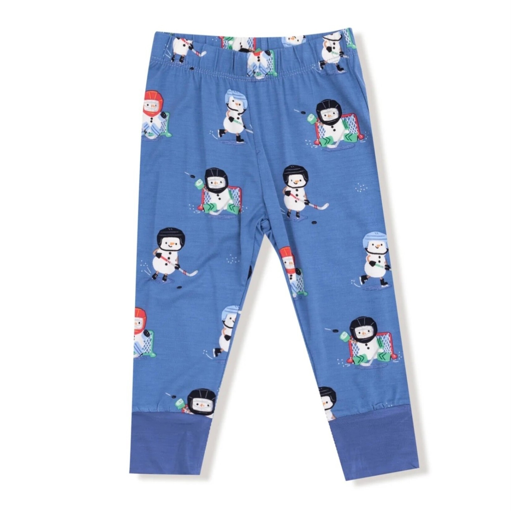 Angel Dear Angel Dear - L/S  Snow Folks Ice Hockey PJ Set