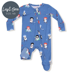 Angel Dear Angel Dear - 2 Way Snow Folks Ice Hockey Zipper Footie