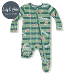 Angel Dear Angel Dear -Football Field Glow 2 Way Zipper Footie