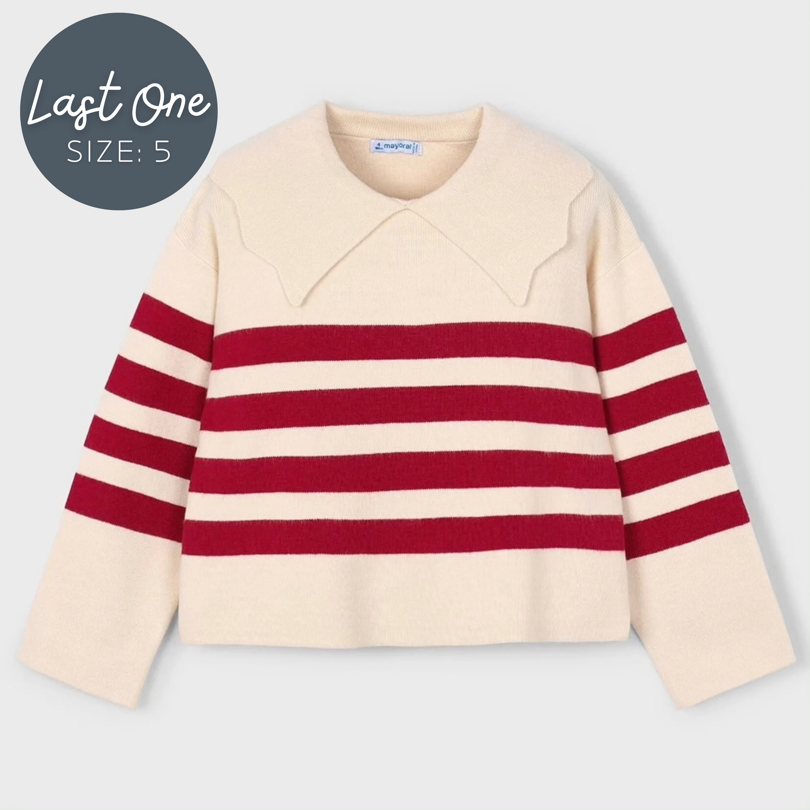 Mayoral Mayoral - Striped Knit Sweater