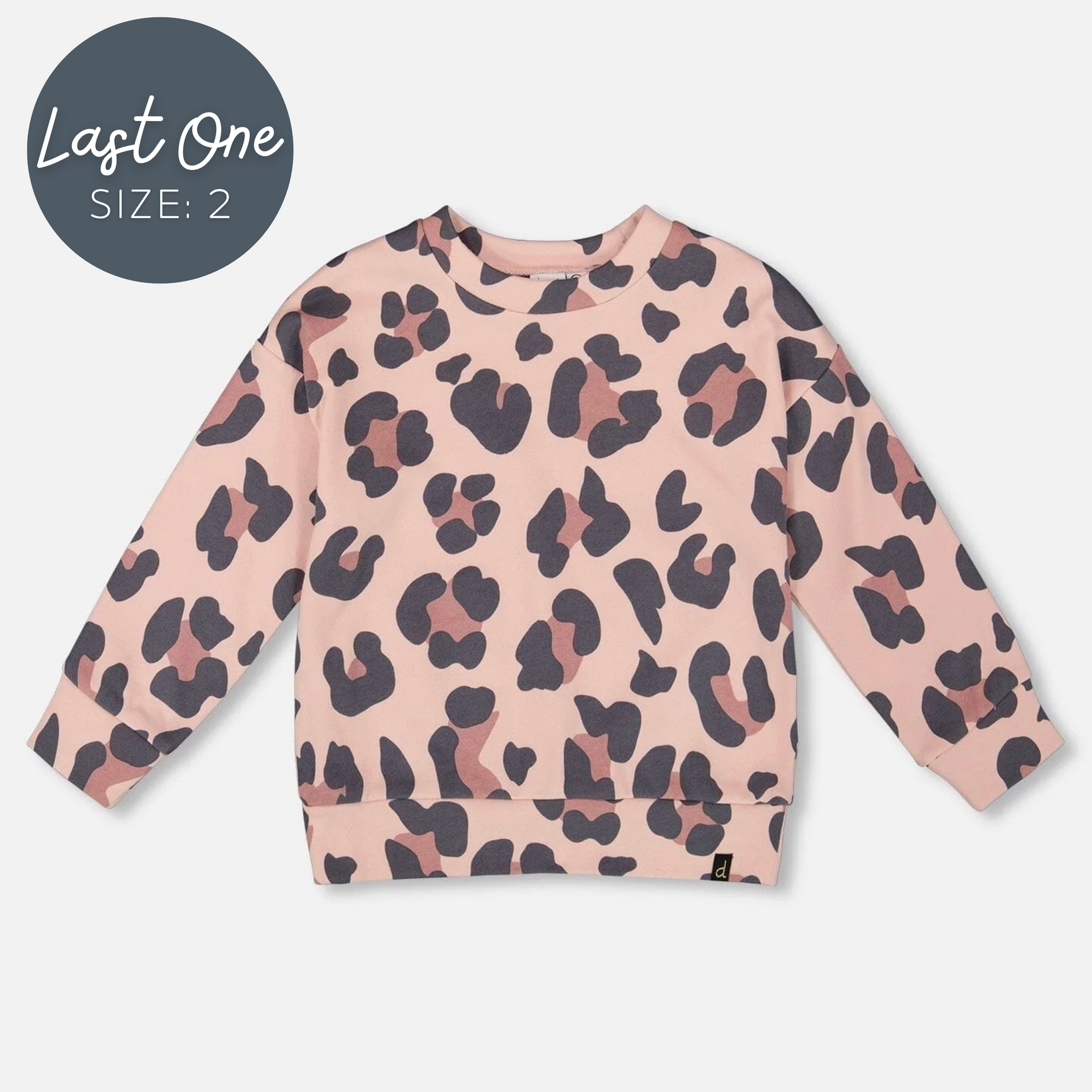 Deux Par Deux Deux Par Deux - Printed Leopard Sweatshirt