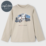 Mayoral Mayoral - L/S Truck T-Shirt