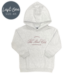 Brunette The Label Brunette The Label - Kind Club Hoodie | Grey With Burgandy