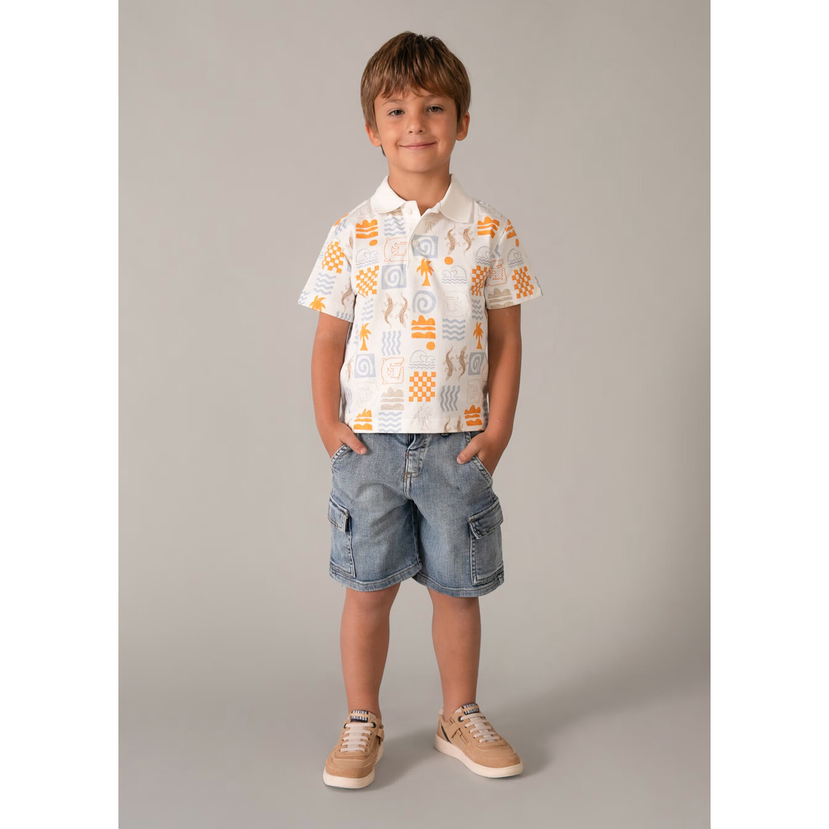 Mayoral Mayoral - Cargo Denim Shorts (3206)