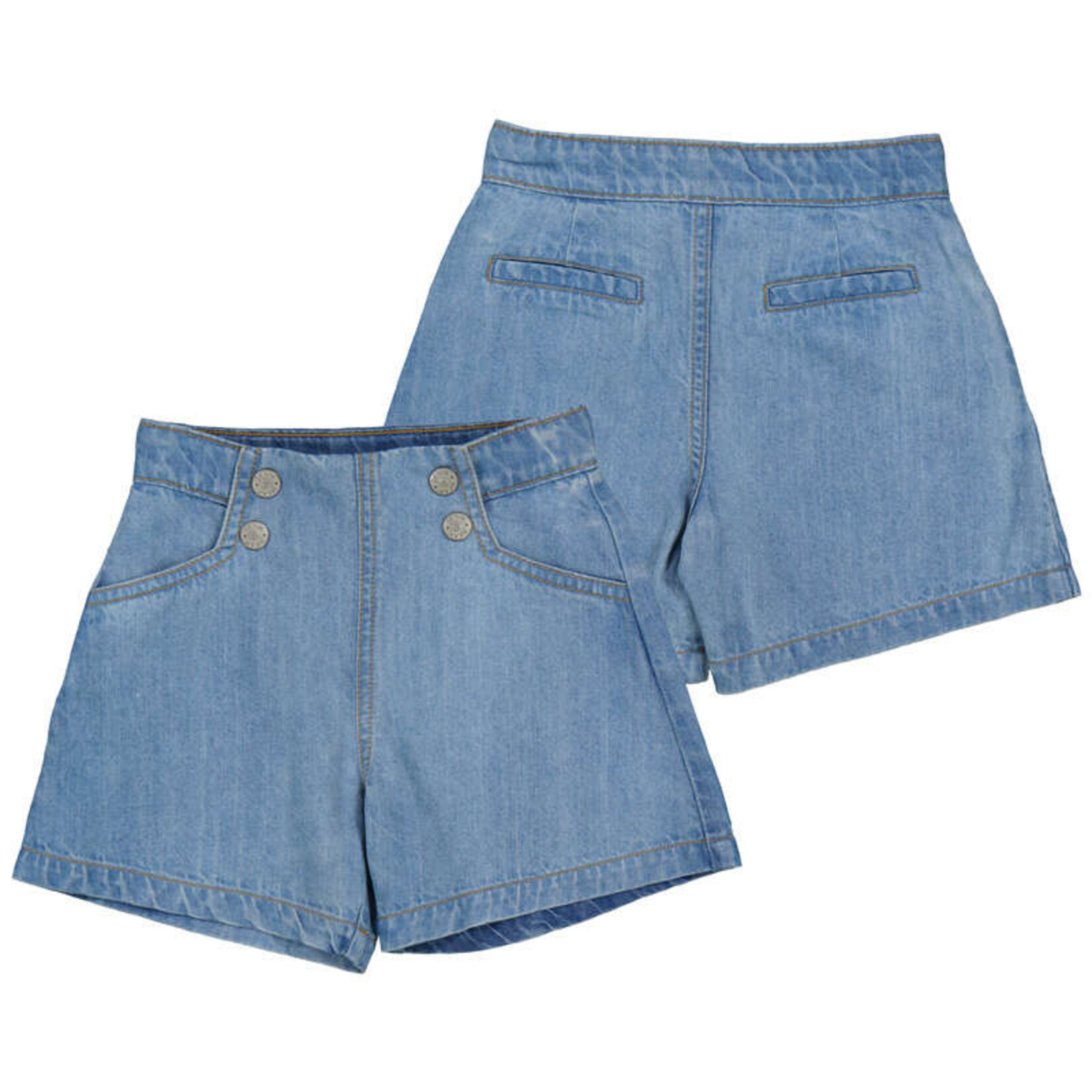 Mayoral Mayoral - High Waisted Denim Short (3224)