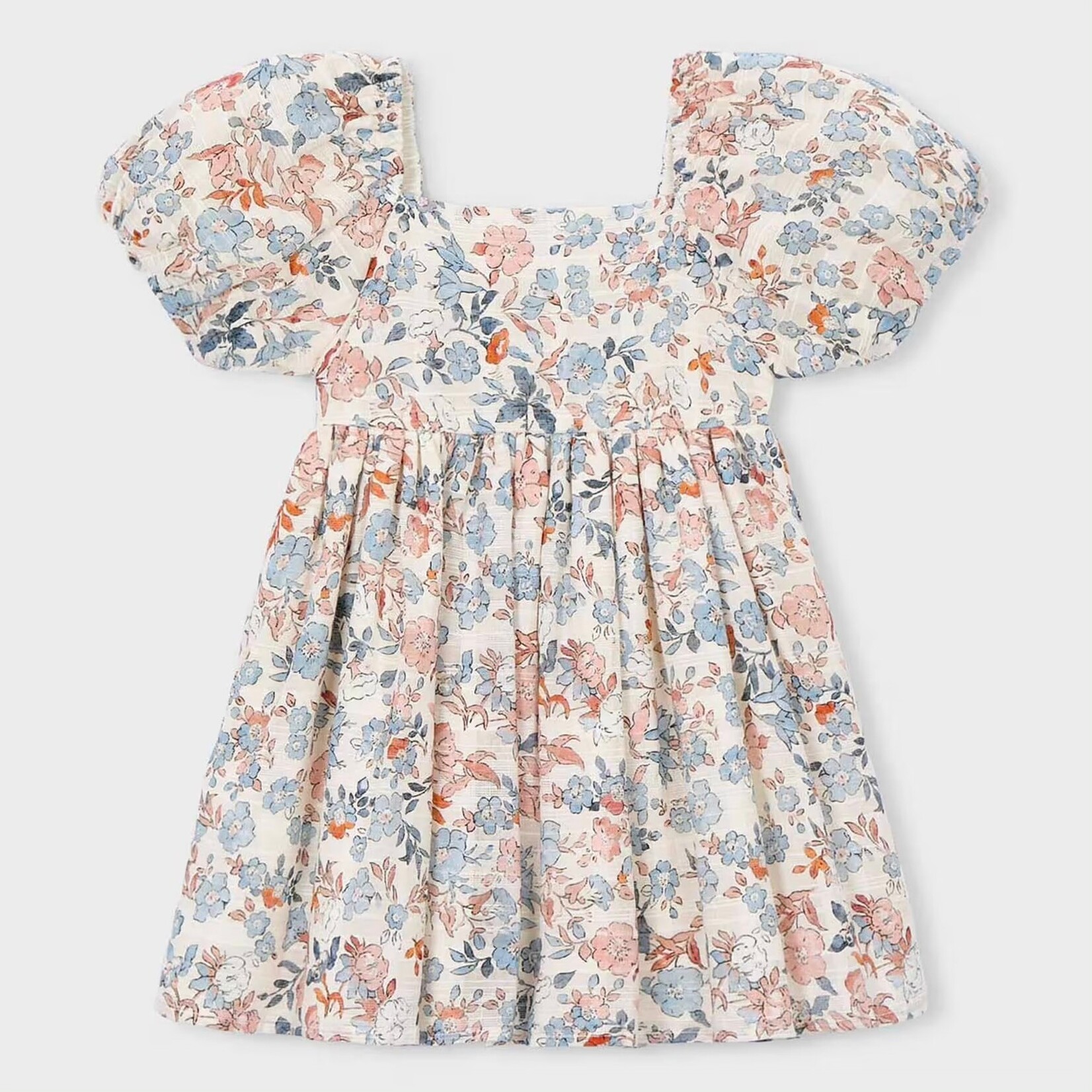 Mayoral Mayoral - Puff Sleeve Floral Dress (3928)