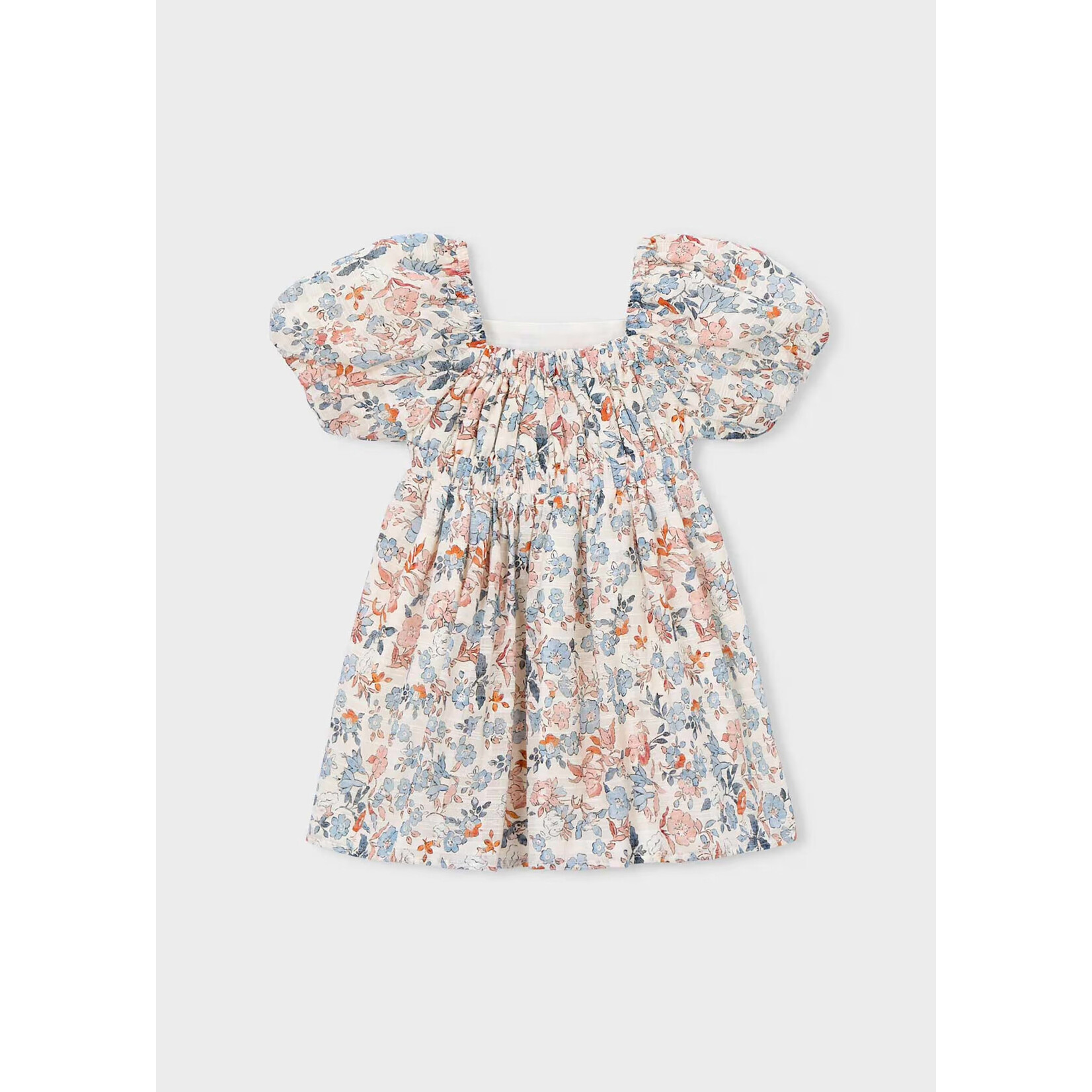 Mayoral Mayoral - Puff Sleeve Floral Dress (3928)