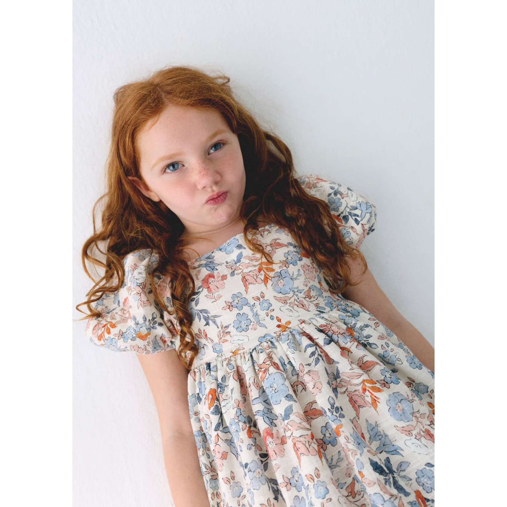 Mayoral Mayoral - Puff Sleeve Floral Dress (3928)