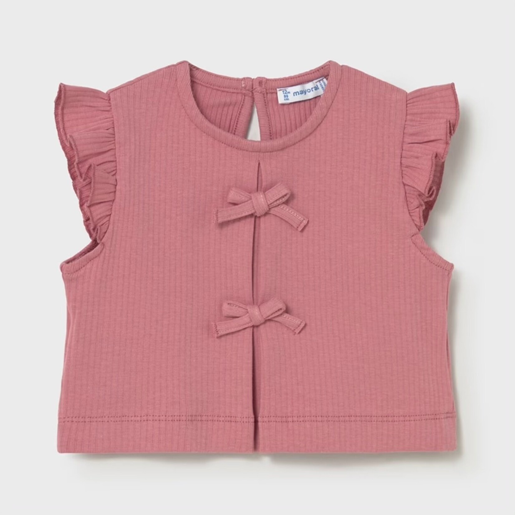 Mayoral Mayoral - Ribbed Bow Top (1089)