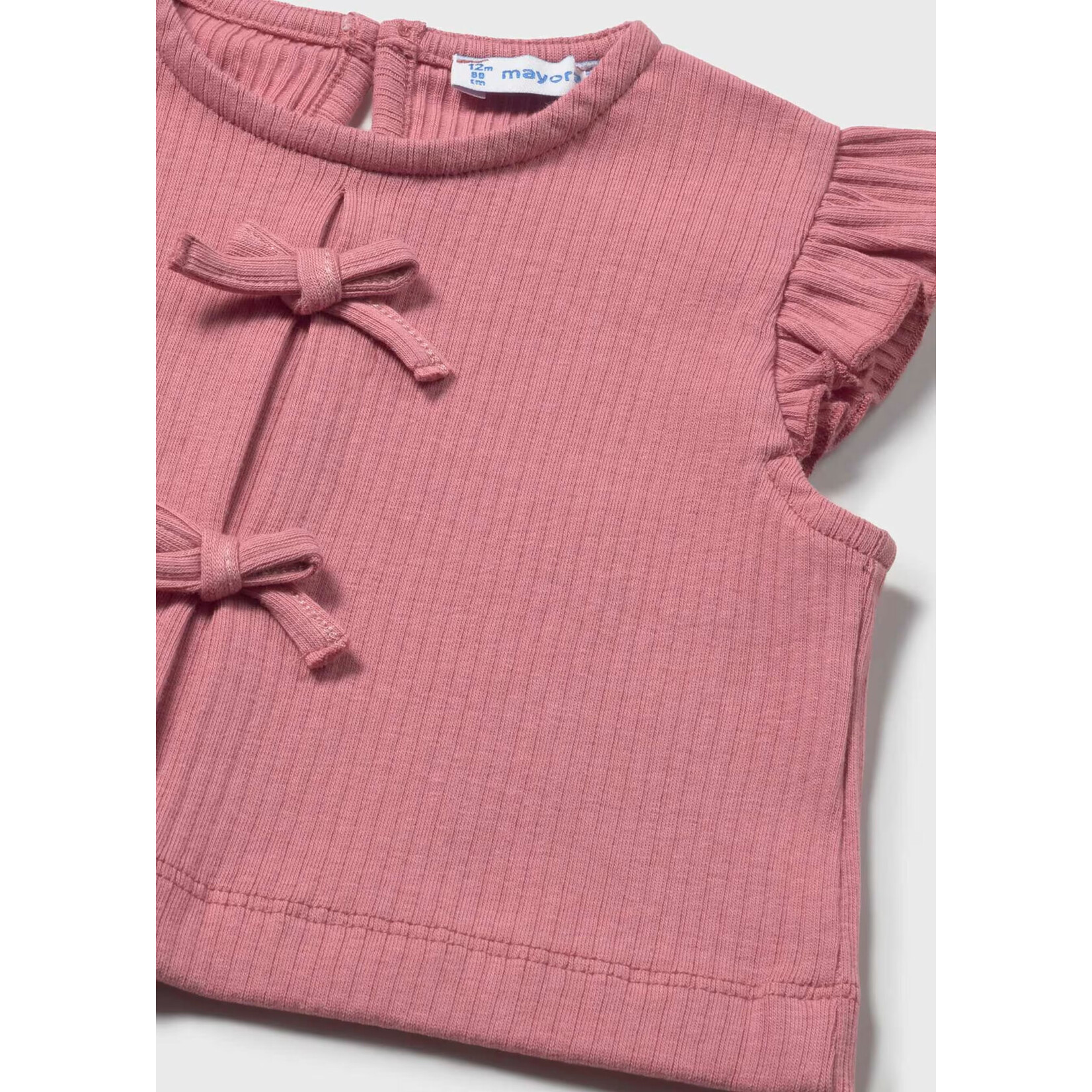 Mayoral Mayoral - Ribbed Bow Top (1089)