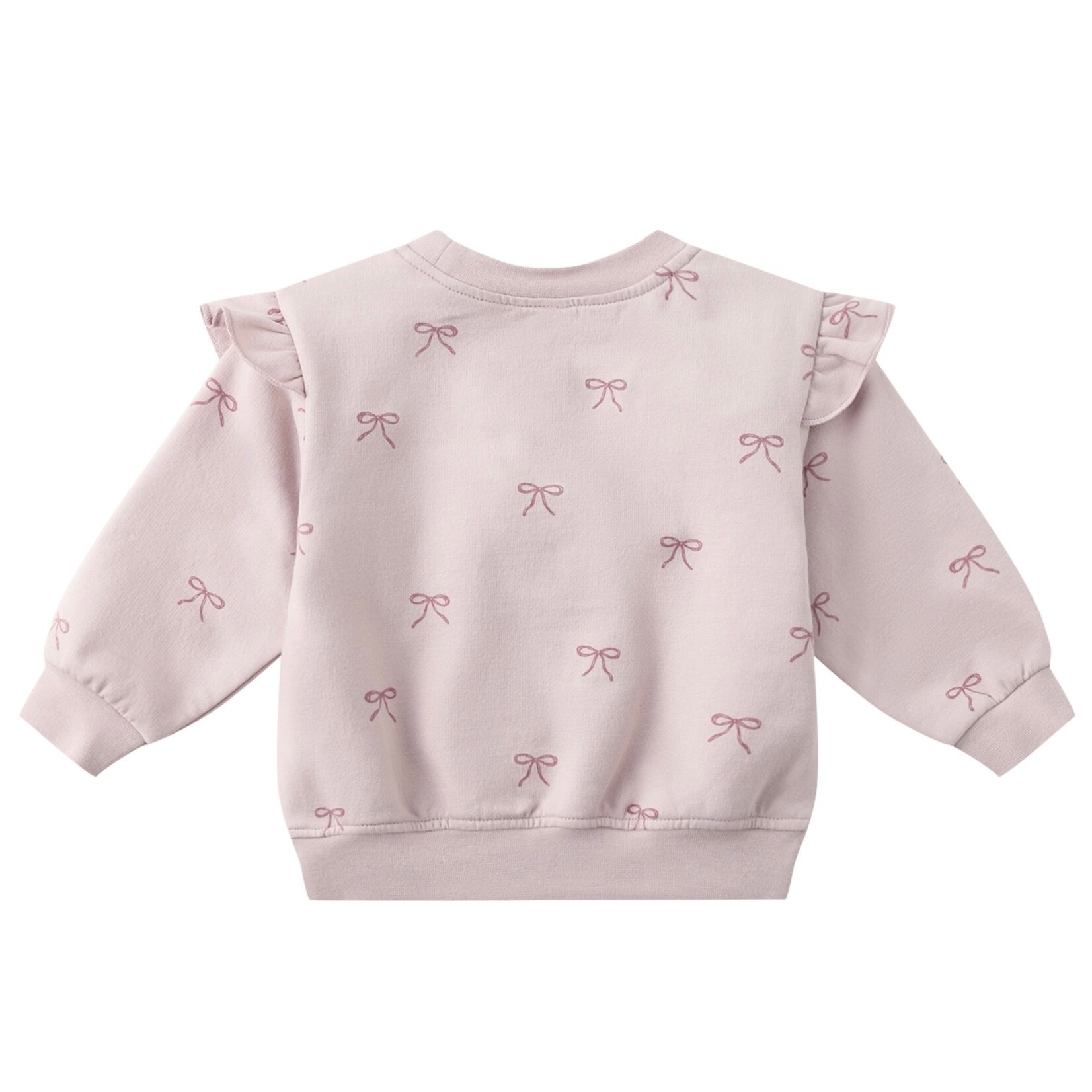 Quincy Mae Quincy Mae - Ruffle Fleece Sweatshirt