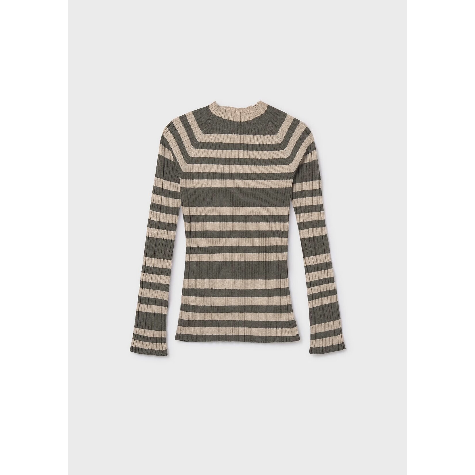 Mayoral Mayoral - Rib Knit Mock Neck Sweater