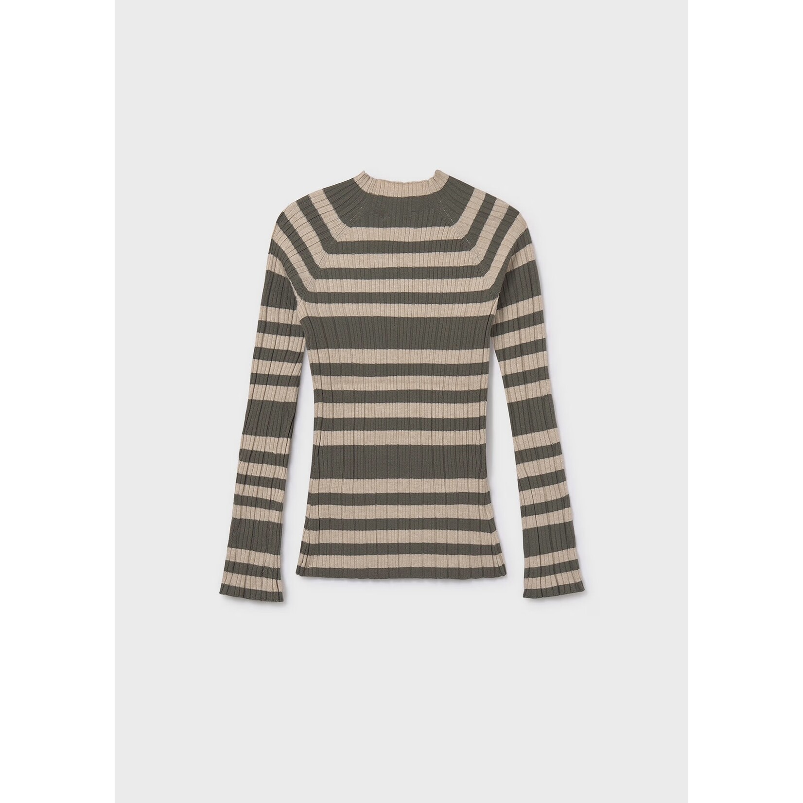 Mayoral Mayoral - Rib Knit Mock Neck Sweater