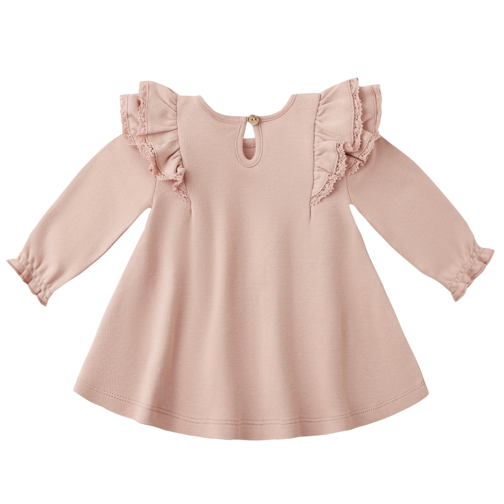 Quincy Mae Quincy Mae - L/S Flutter Dress