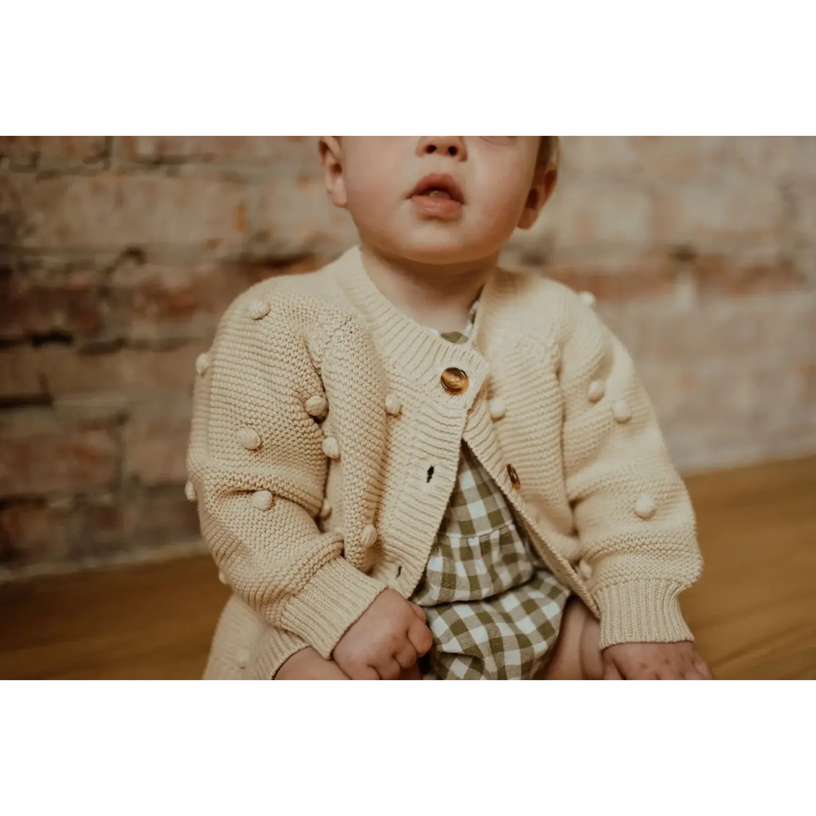 ba.be.O ba.be.O - Dot Knit Cardigan