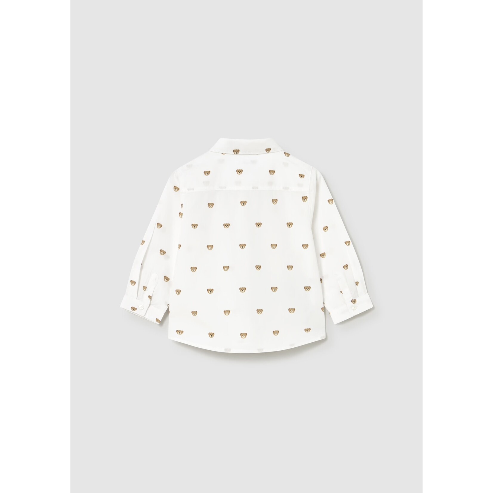 Mayoral Mayoral - L/S Button Shirt With Bears