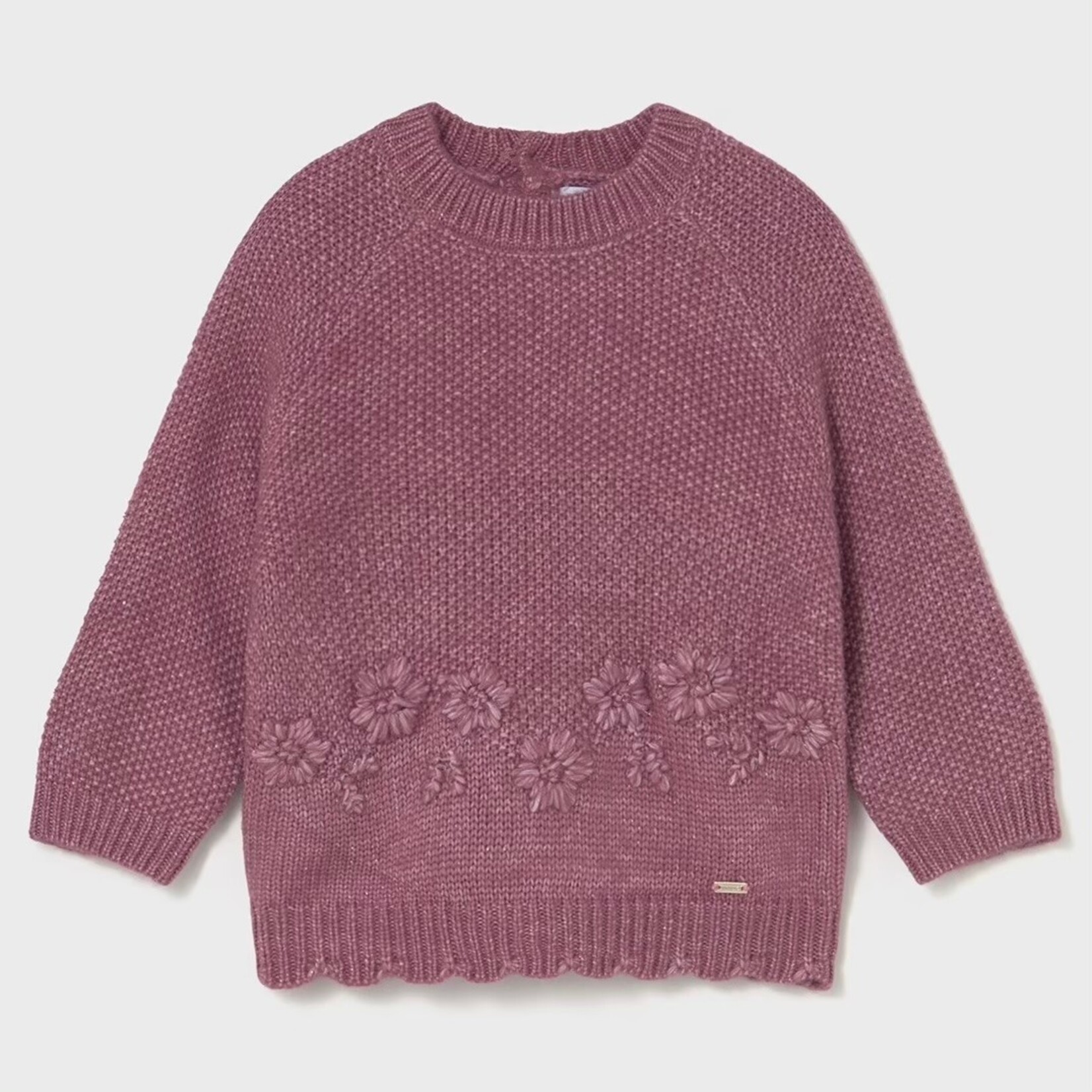 Mayoral Mayoral - Embroidered Knit Sweater (2352)