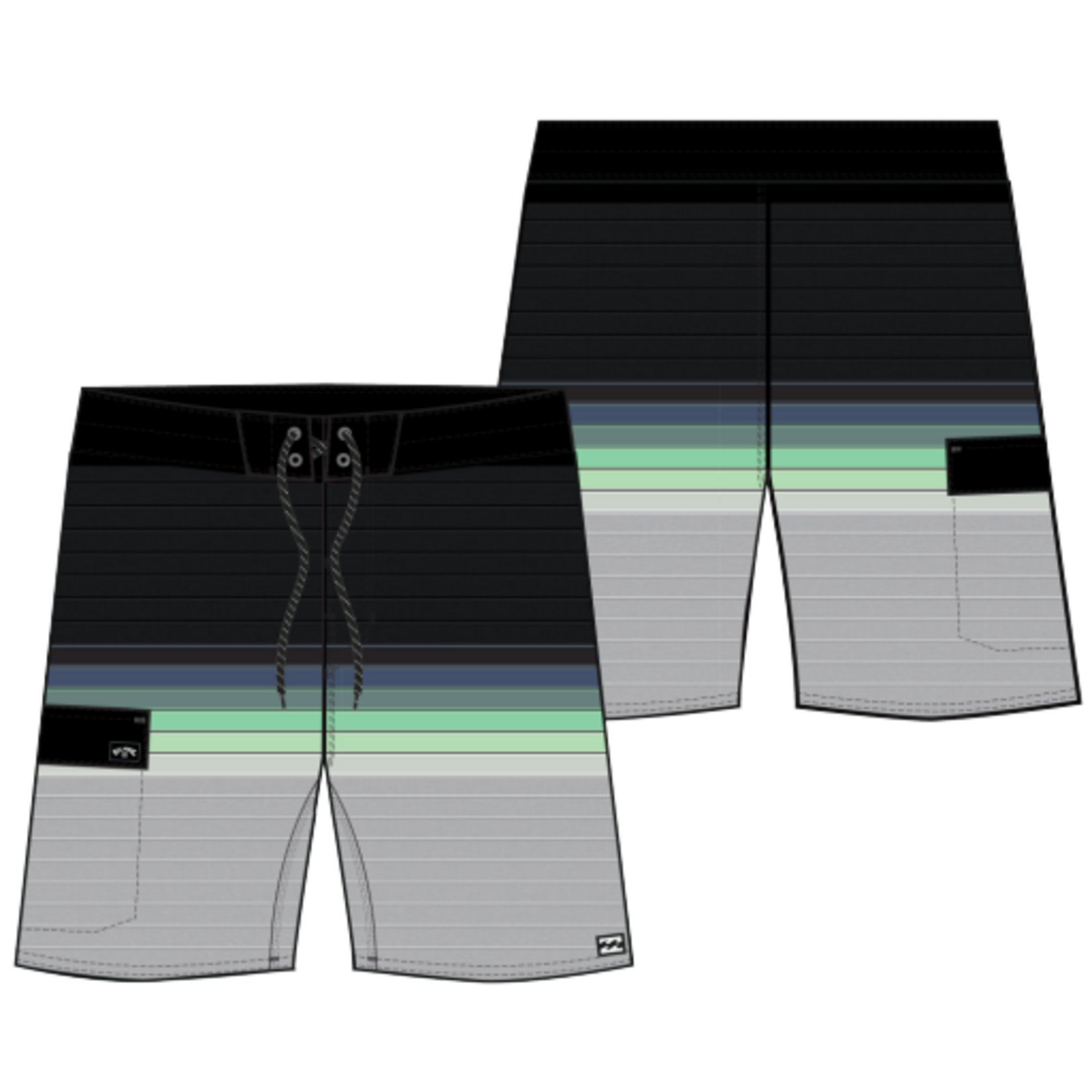 Centric - Boardriders Billabong - All Day Stripe Boardshort