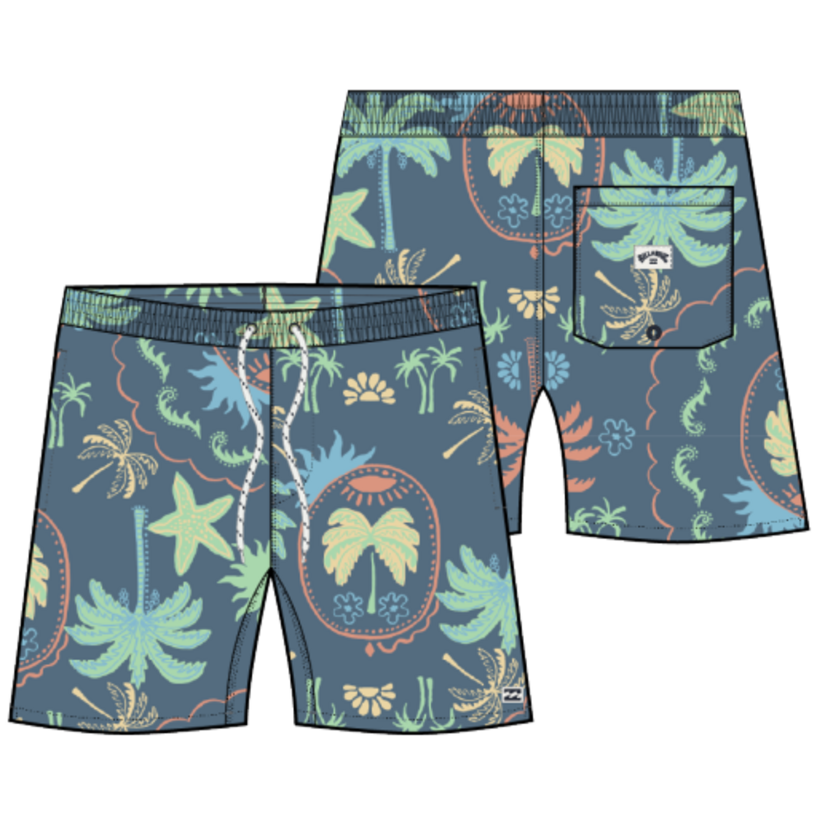 Billabong - Sundays Layback Short (2T-7)