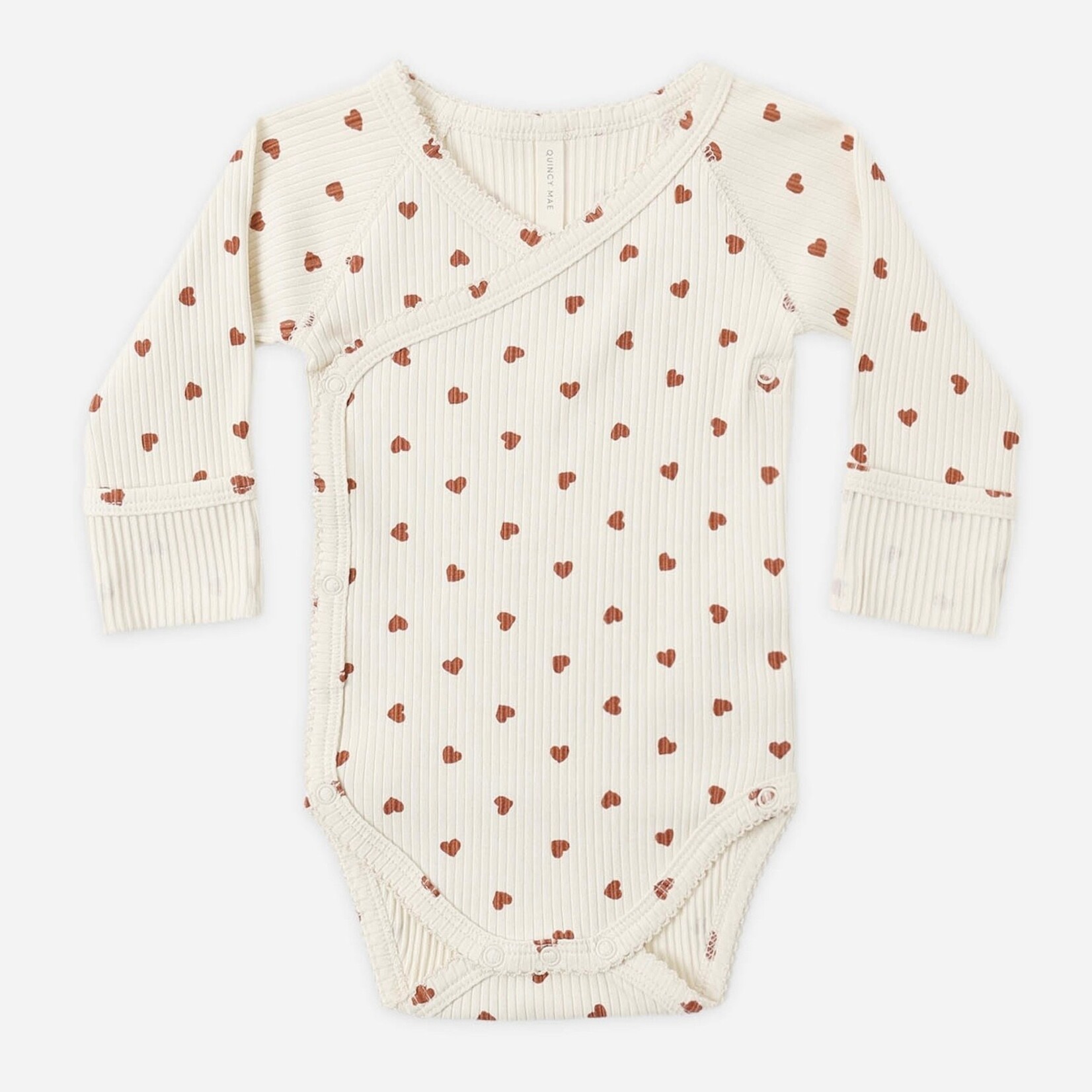 Quincy Mae Quincy Mae - Side Snap Bodysuit