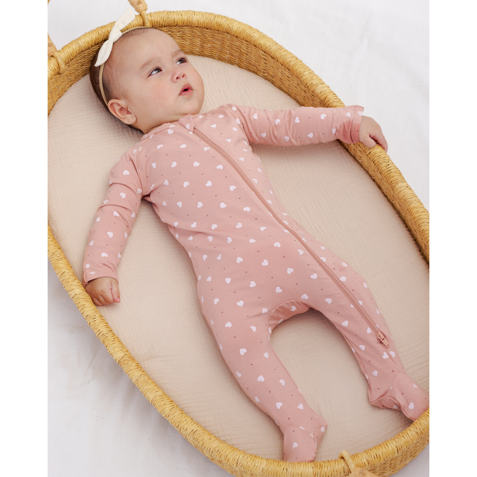 Quincy Mae Quincy Mae - Bamboo Zip Footie