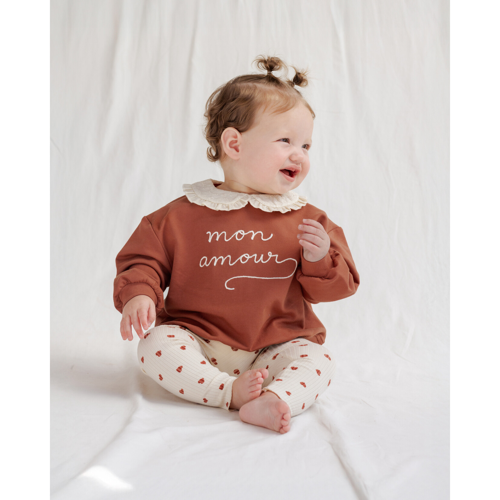 Quincy Mae Quincy Mae - Collard Sweatshirt