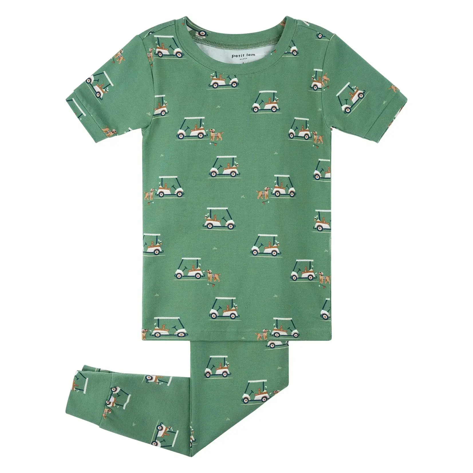 Petit Lem Petit Lem - Golf Cart Pajama Set