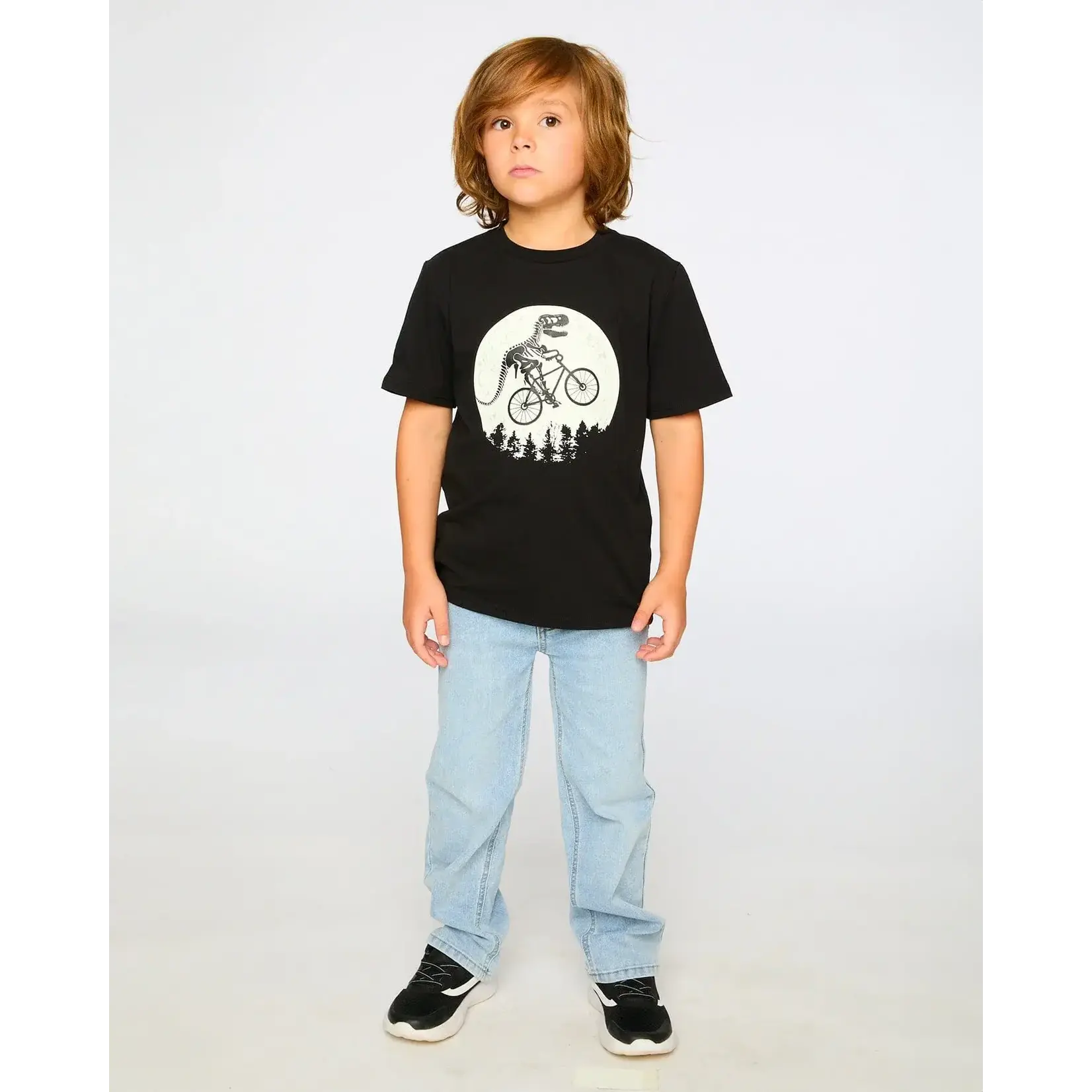 Deux Par Deux Deux Par Deux- Organic Cotton Jersey Dino T-Shirt