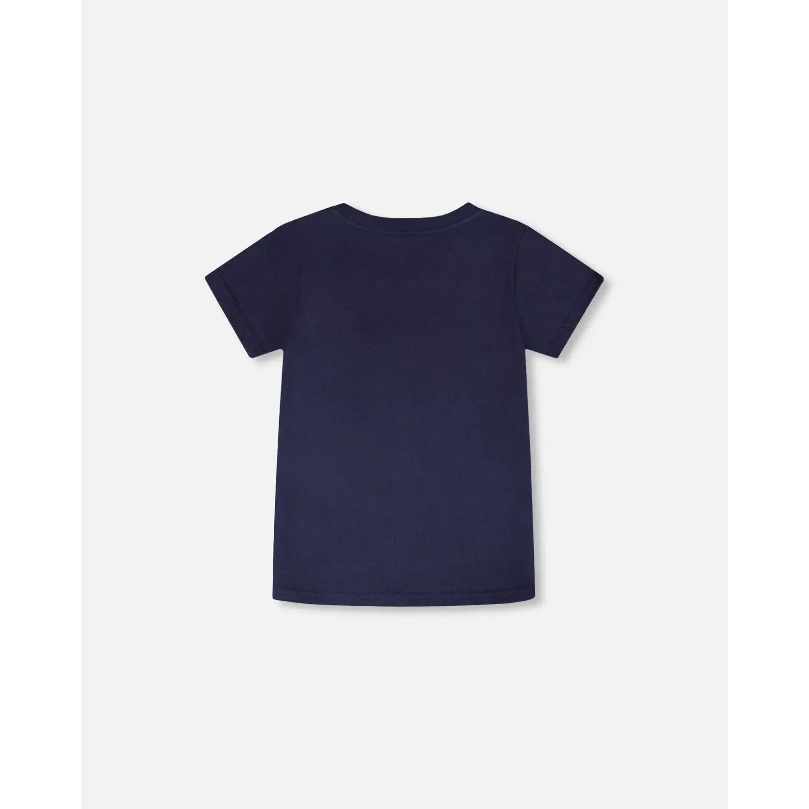 Deux Par Deux Deux Par Deux- Jersey T-Shirt With Pocket