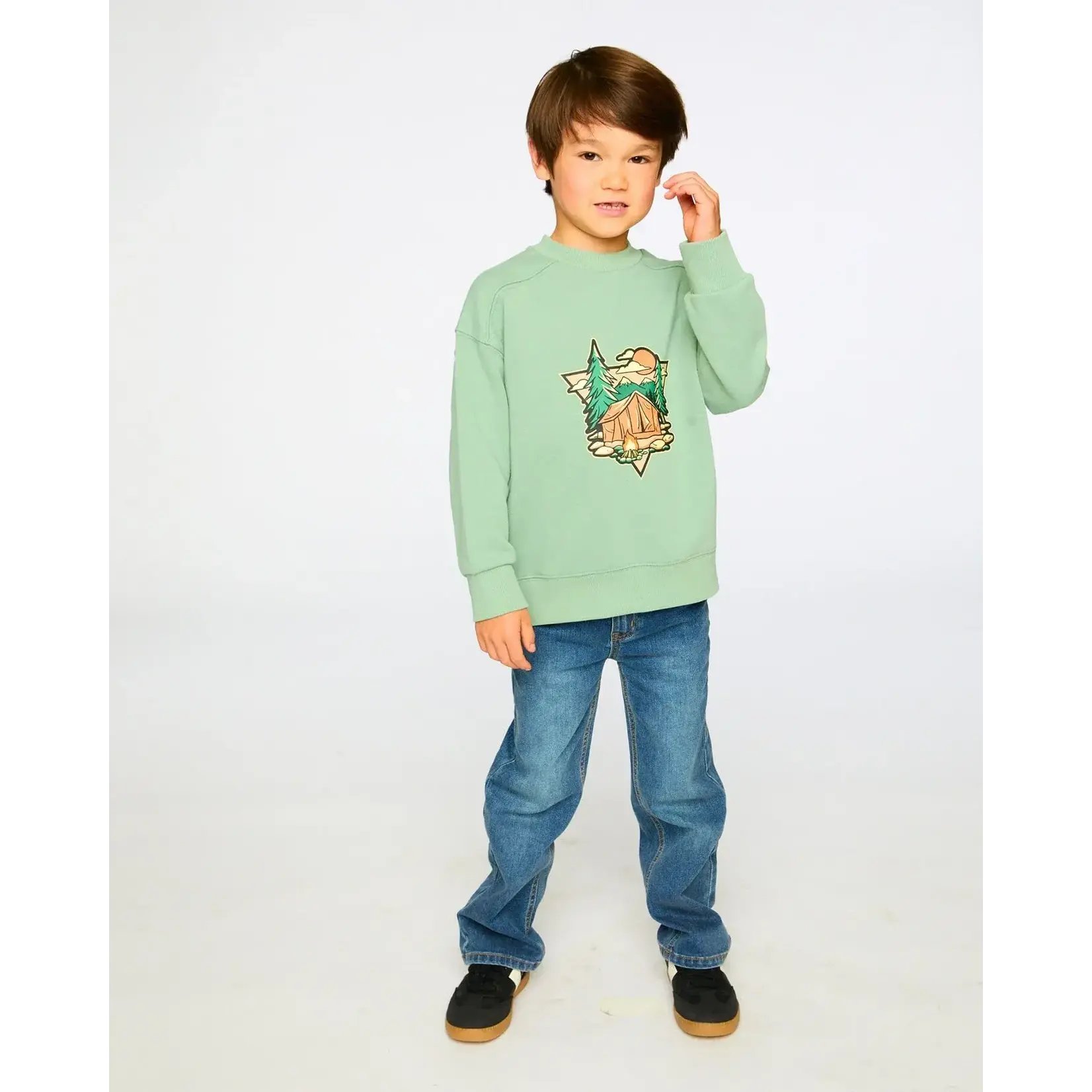 Deux Par Deux Deux Par Deux- French Terry Camping Sweatshirt