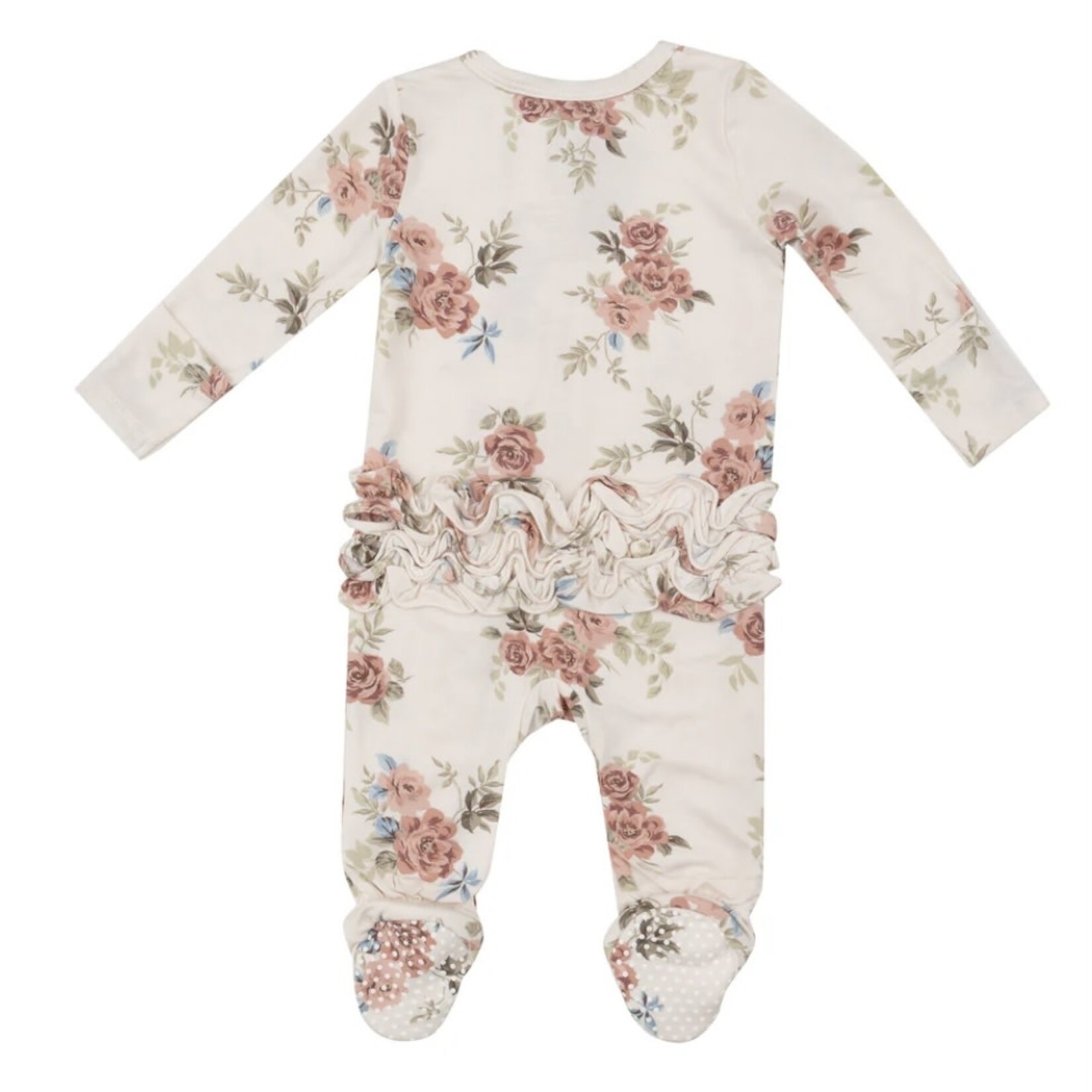 Angel Dear Angel Dear - Zipper Footie | Romantic Roses