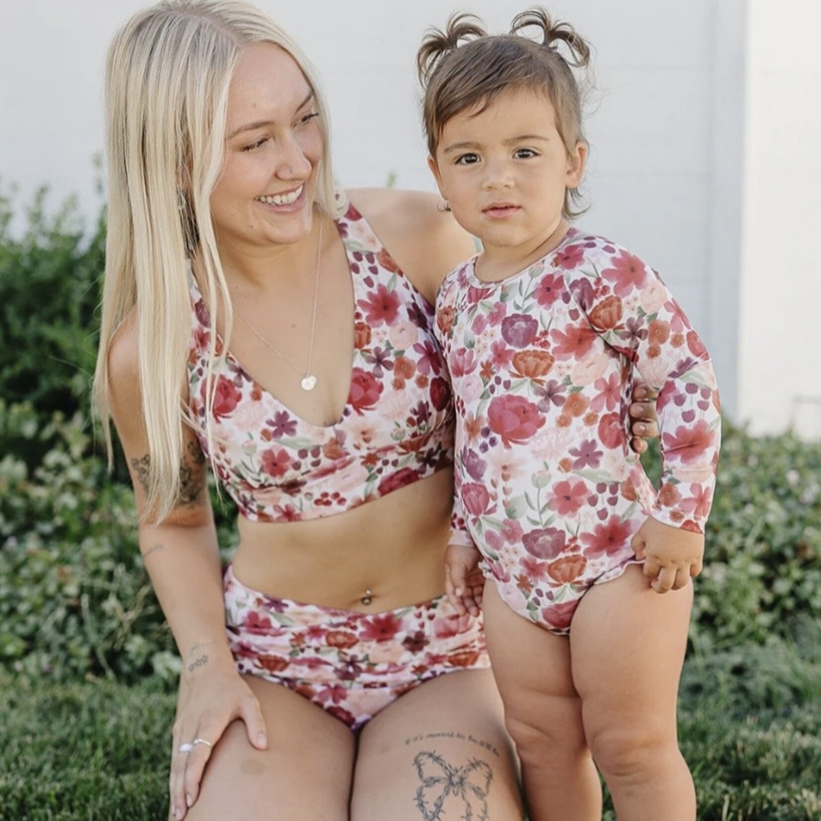 Current Tyed Current Tyed - Harper  Ruffle Rashguard Suit