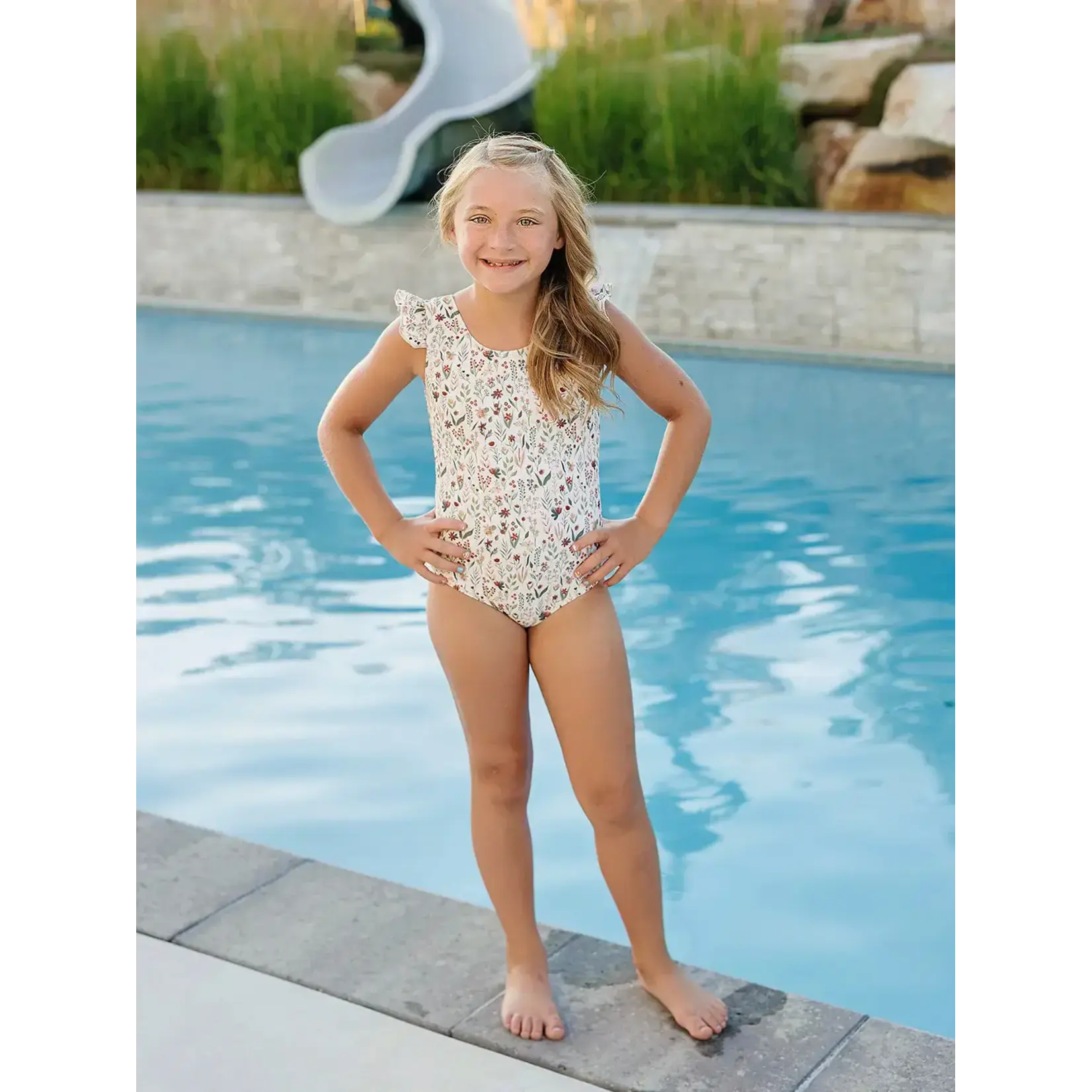 Current Tyed Current Tyed - The Ivy Ruffle Shoulder One Piece