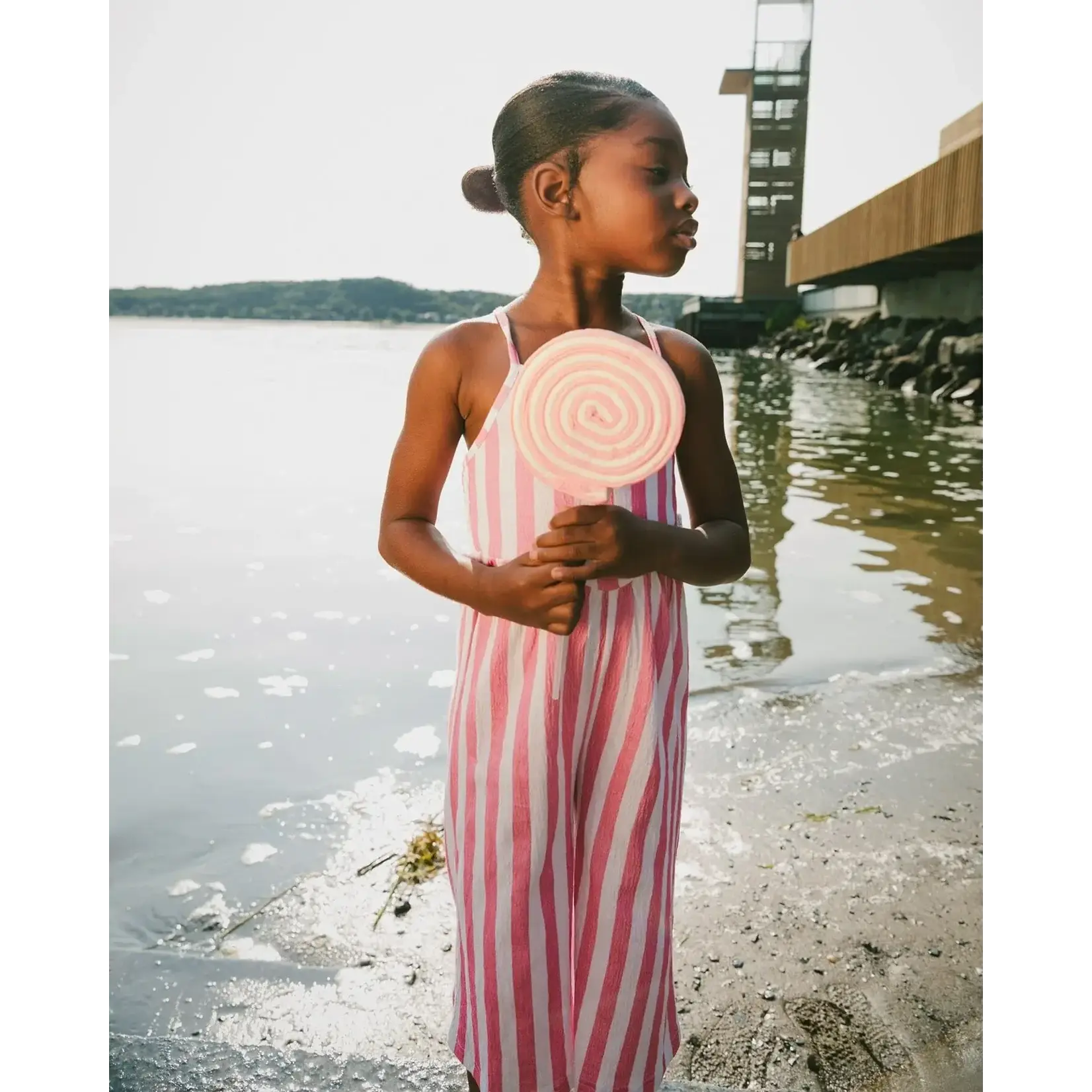 Deux Par Deux Deux Par Deux - Crinkle Jersey Jumpsuit