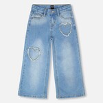 Deux Par Deux Deux Par Deux - Heart Wide Leg Jeans
