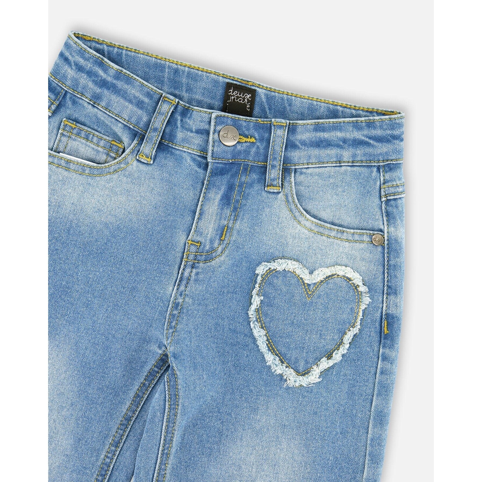 Deux Par Deux Deux Par Deux - Heart Wide Leg Jeans