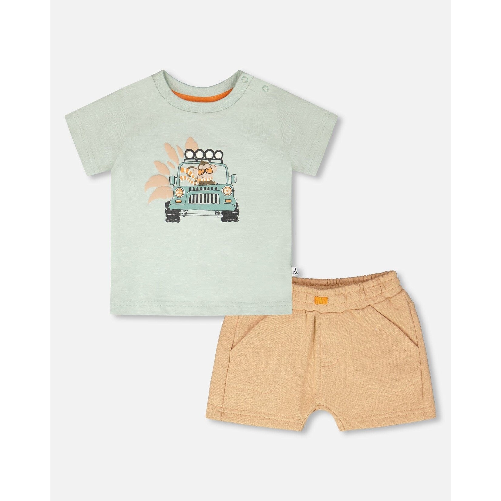 Deux Par Deux Deux Par Deux - T-Shirt And Short Set