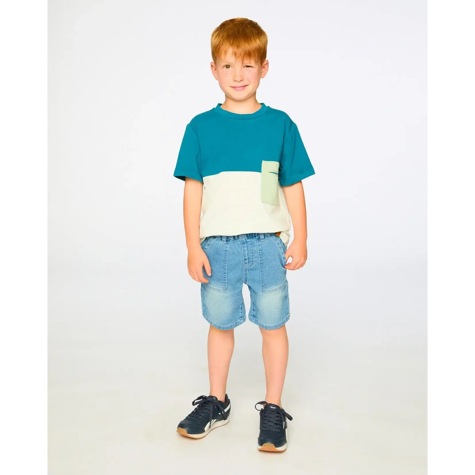 Deux Par Deux Deux Par Deux - French Terry Denim Shorts