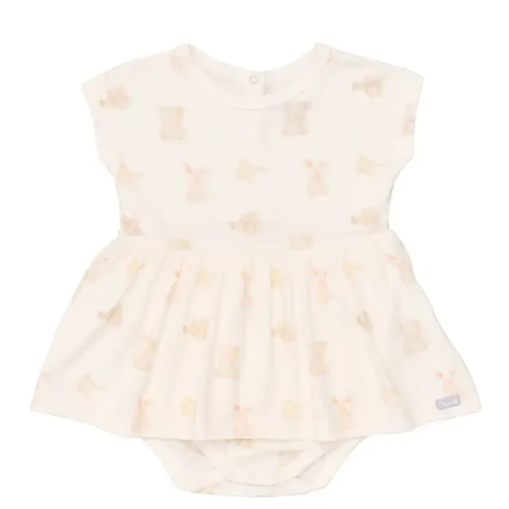 Coccoli Coccoli - Modal Romper Teddies On Cream