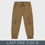 Deux Par Deux Deux Par Deux - Stretch Twill Joggers With Cargo Pockets