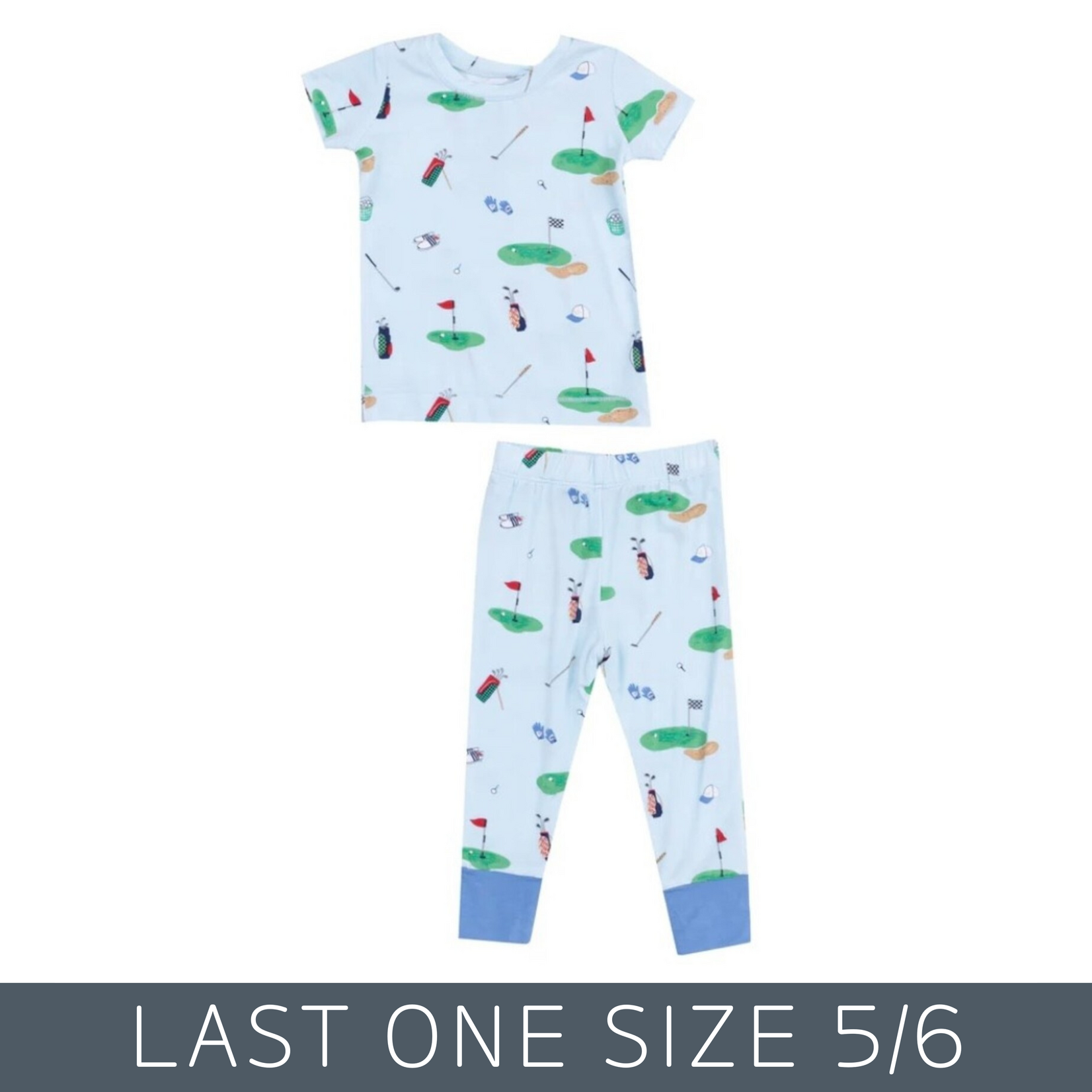 Angel Dear Angel Dear - S/S Golf Things PJ Set