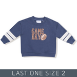 Angel Dear Angel Dear - French Terry Gameday  Varisty Stripe Sweatshirt