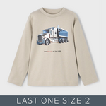 Mayoral Mayoral - L/S Truck T-Shirt