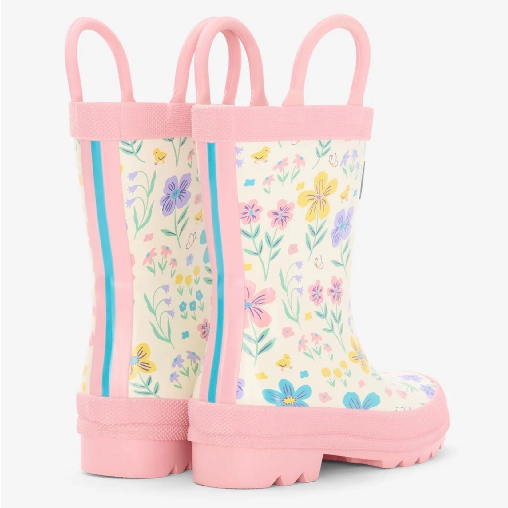 Hatley Hatley - Little Garden Chicks  Rain Boots With Handles