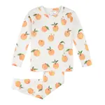 Petit Lem Petit Lem -  2 PC Peaches PJ Set