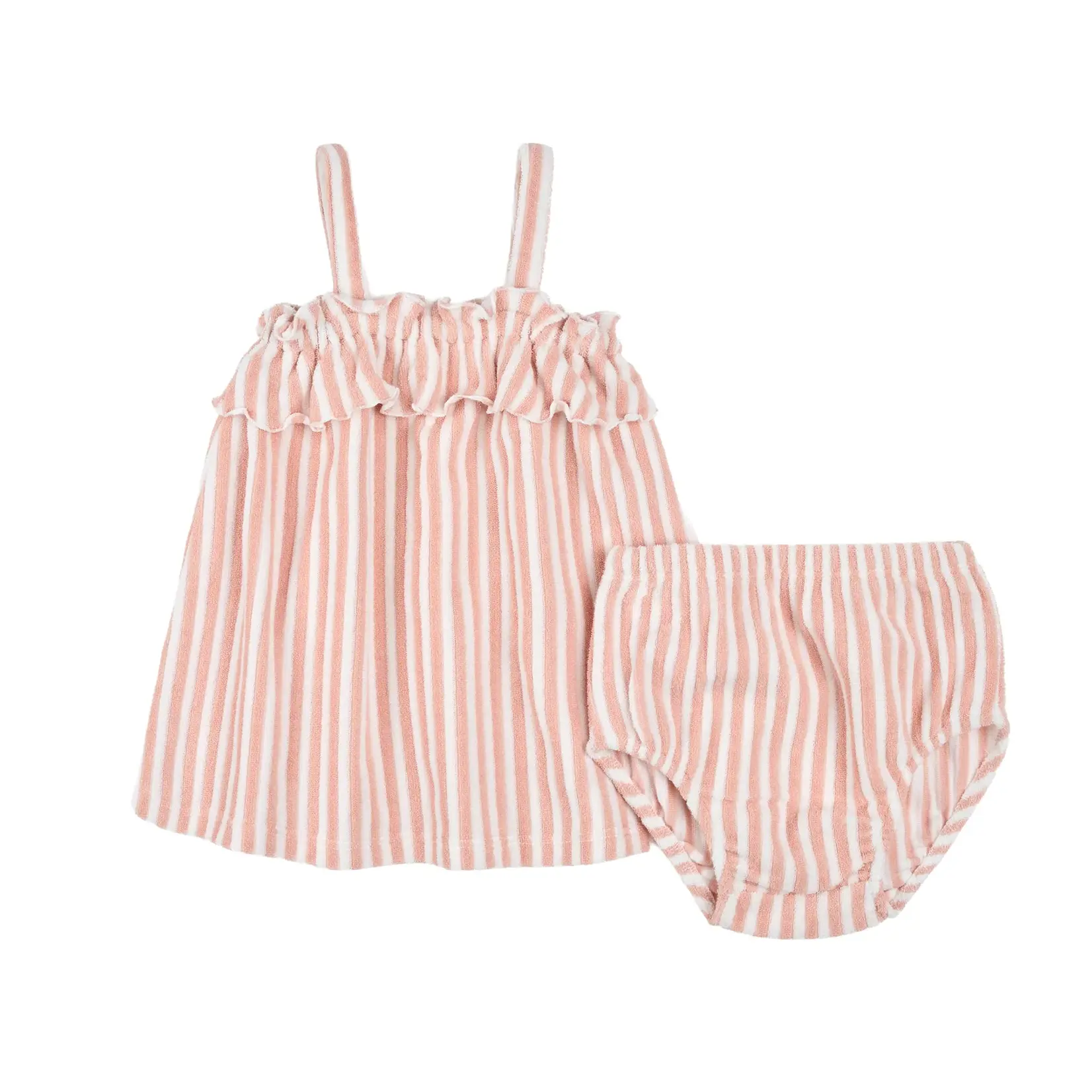 Petit Lem Petit Lem - Terry Top + Bloomer Set