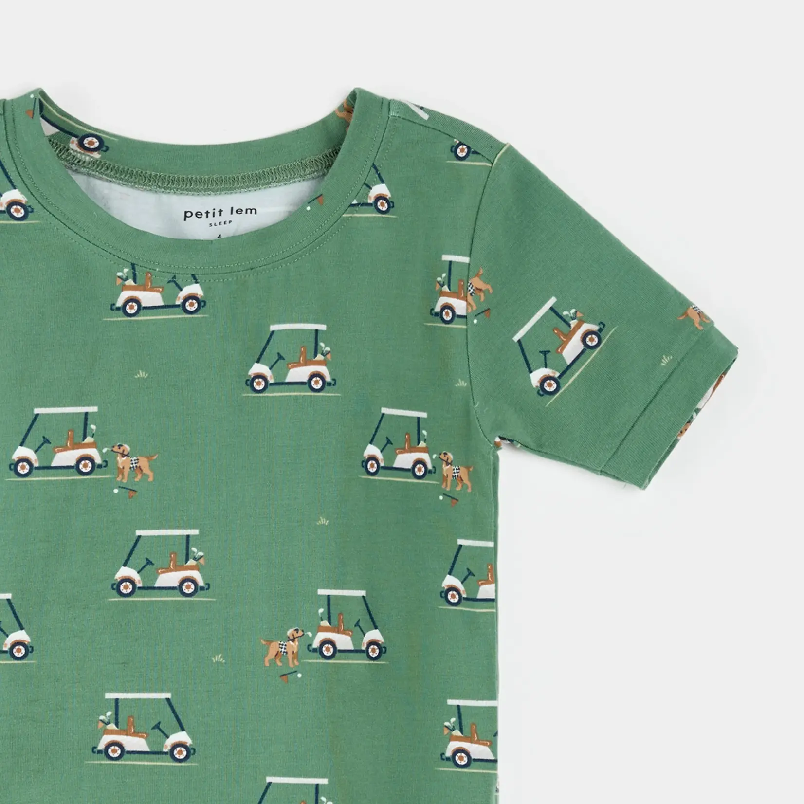 Petit Lem Petit Lem - Golf Cart Pajama Set