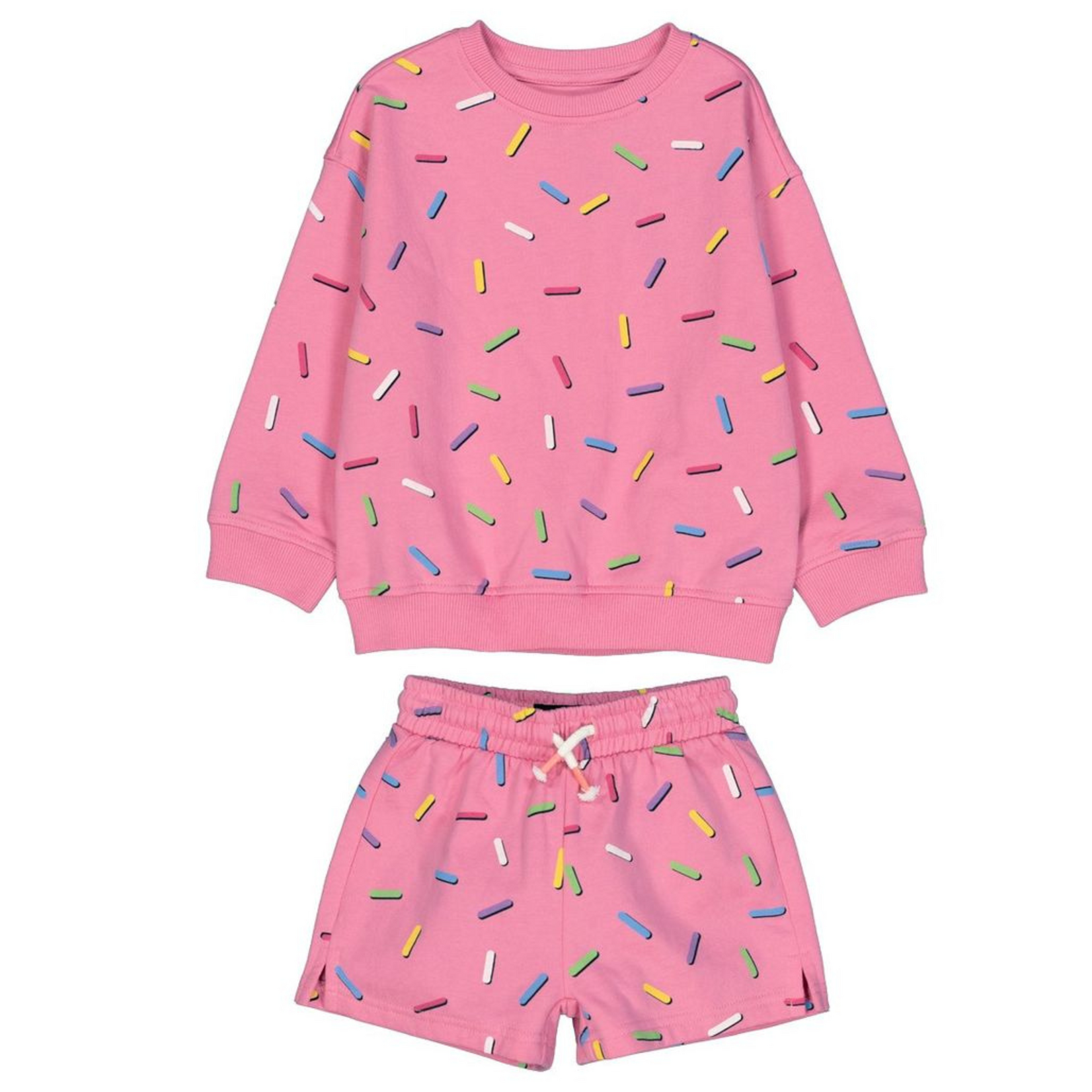 Silver Jeans Silver Jeans - Confetti Sweatshirt & Short Set